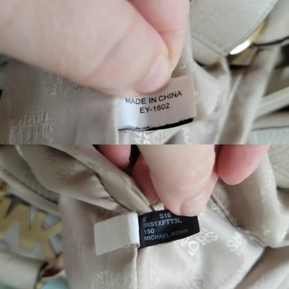 Michael Kors Large Cream East West Fulton Tote